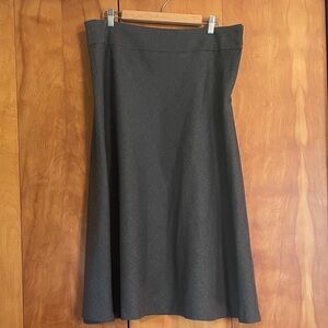 Talbots Dark Gray Midi Skirt
